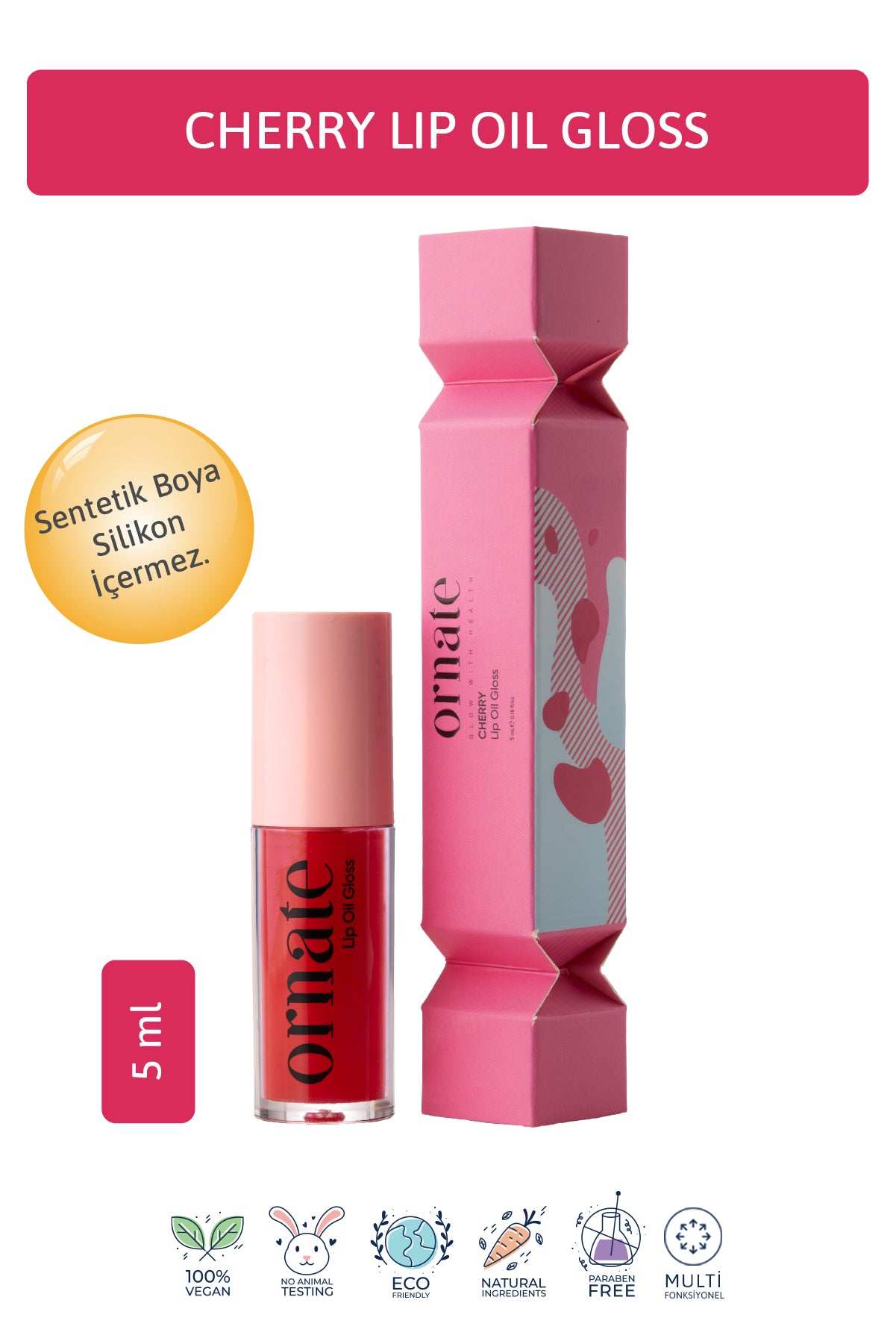 Cherry Lip Oil Gloss