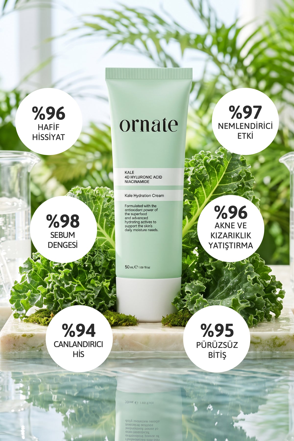 Sivilce & Kızarıklık Karşıtı, Sebum Dengeleyici Yüz Kremi 50 ml