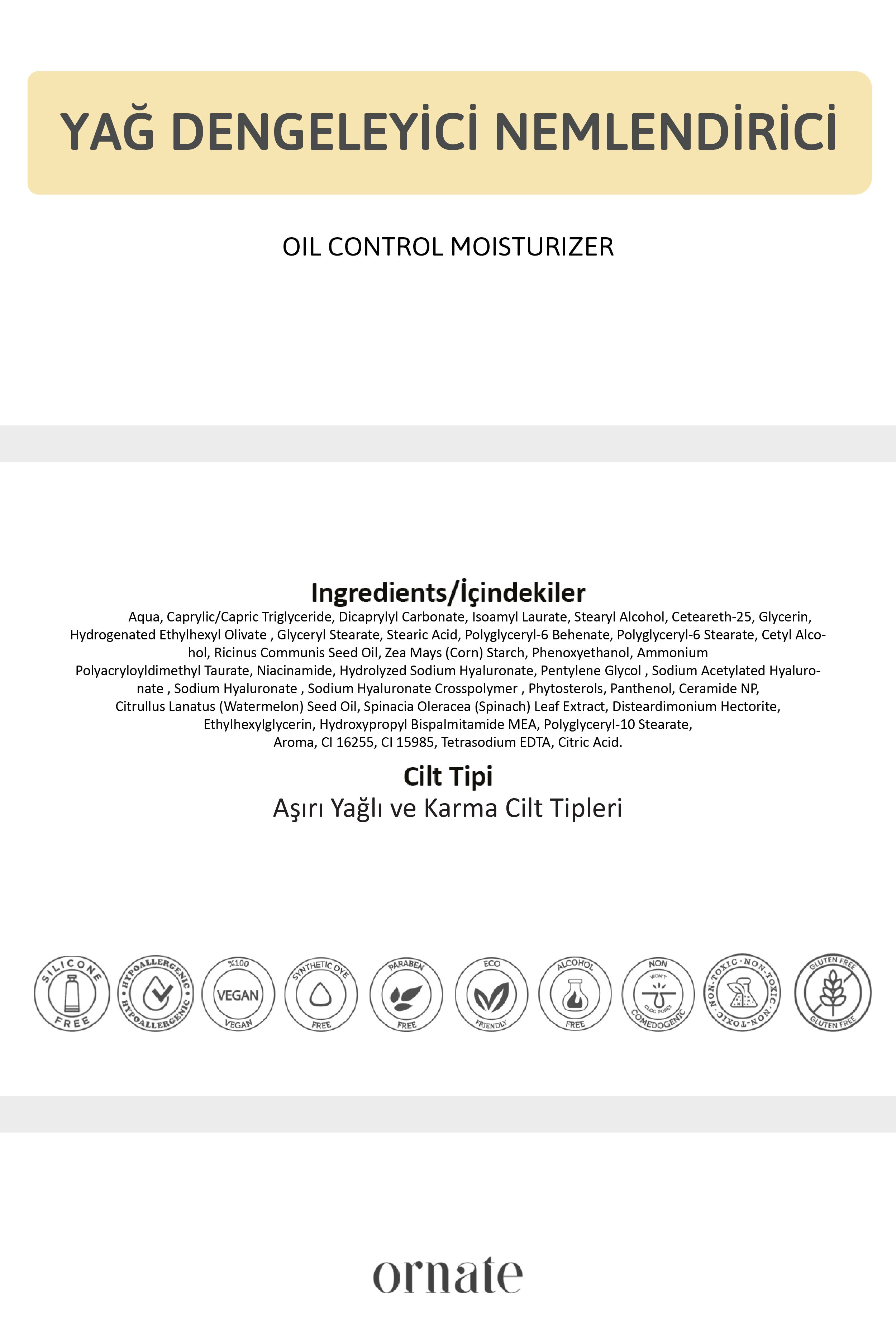 Yağlı Ciltler için Nemlendirici Krem