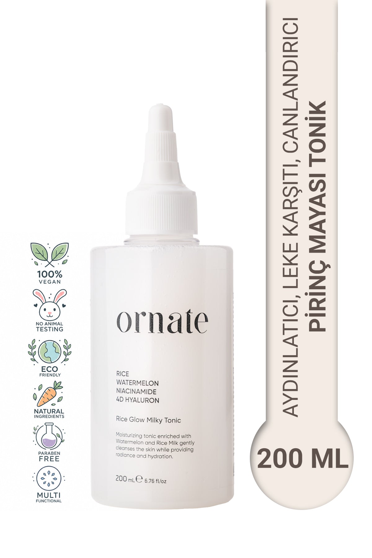 Aydınlatıcı ve Nemlendirici 4D Hyaluron & Niacinamide Tonik