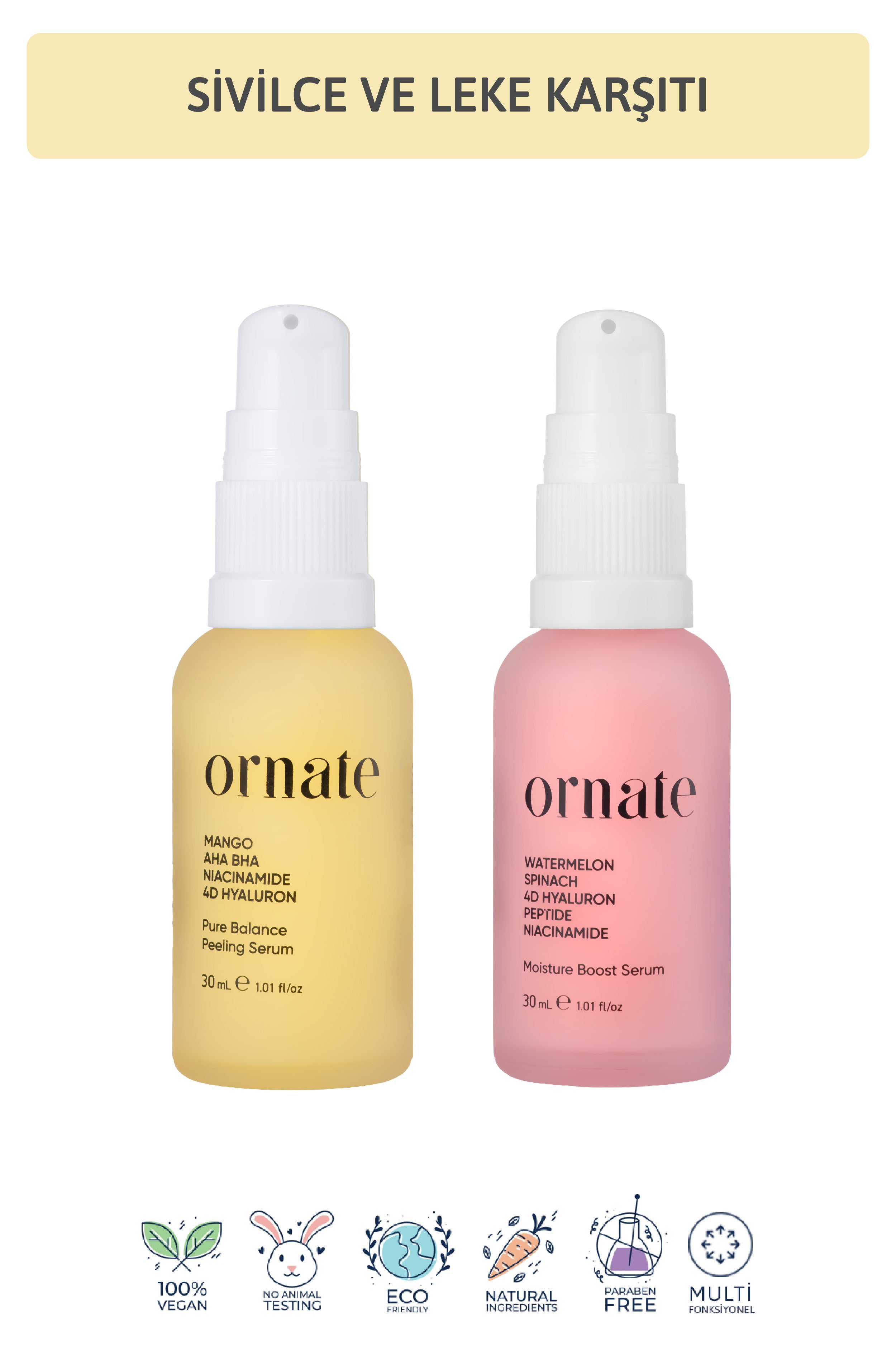 Onarıcı ve Nemlendirici Serum Seti
