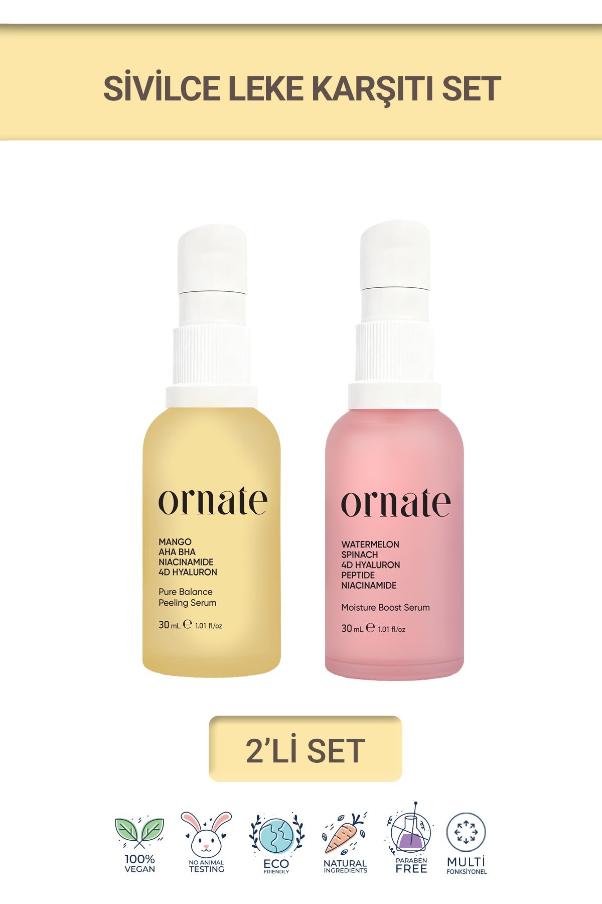 Onarıcı ve Nemlendirici Serum Seti