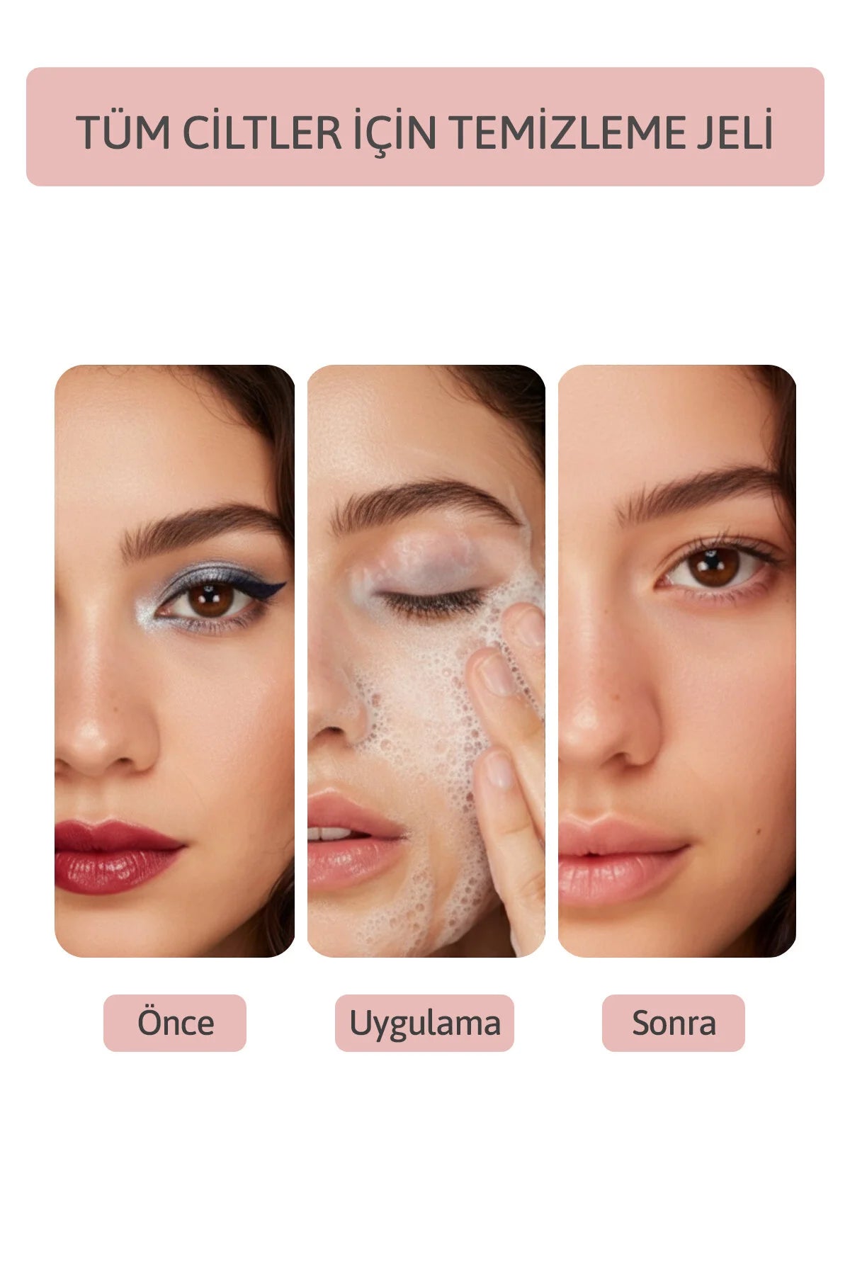 Tüm Ciltler Için Temizleme Jeli